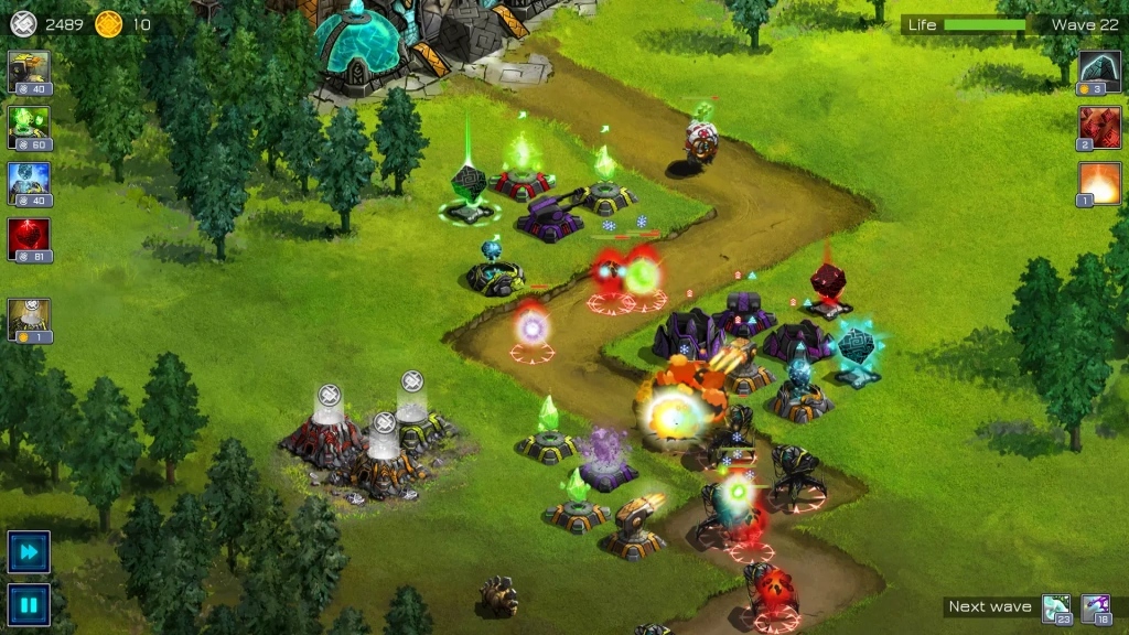 Ancient Planet Tower Defense - repel the attack of the enemy's armies