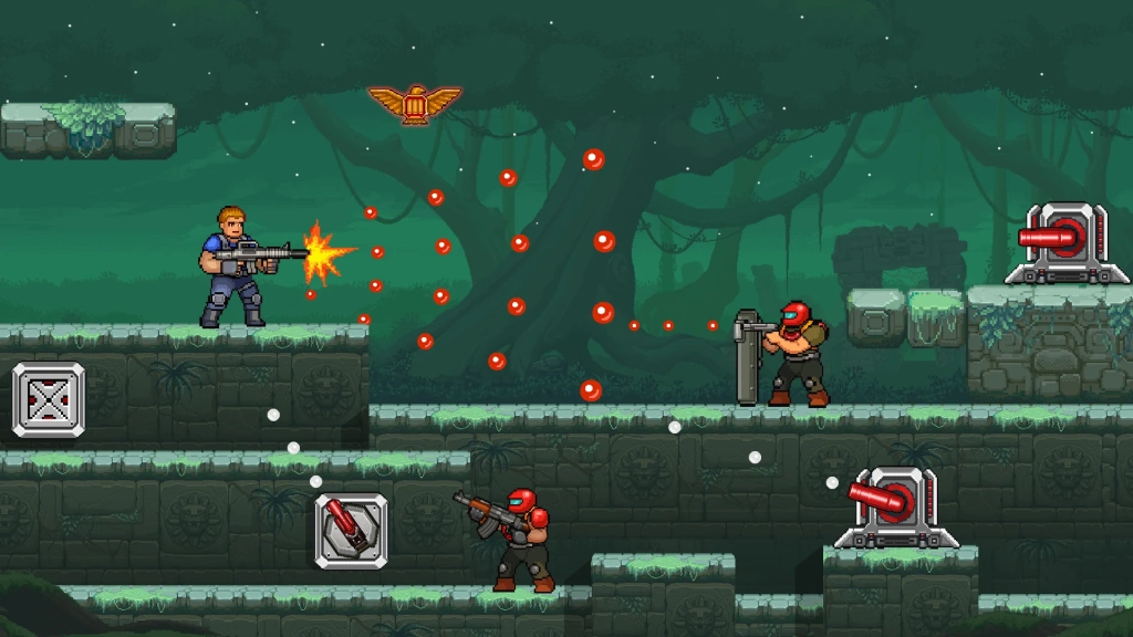Gun Force Side - run-and-gun shooter platformer