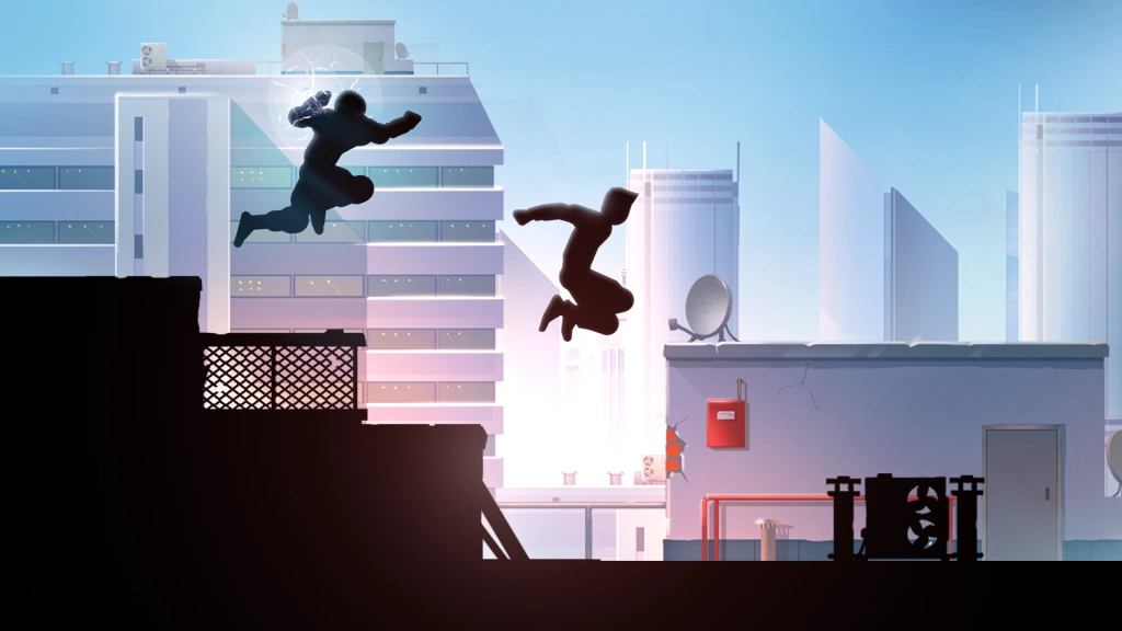 Vector a parkour-themed runner