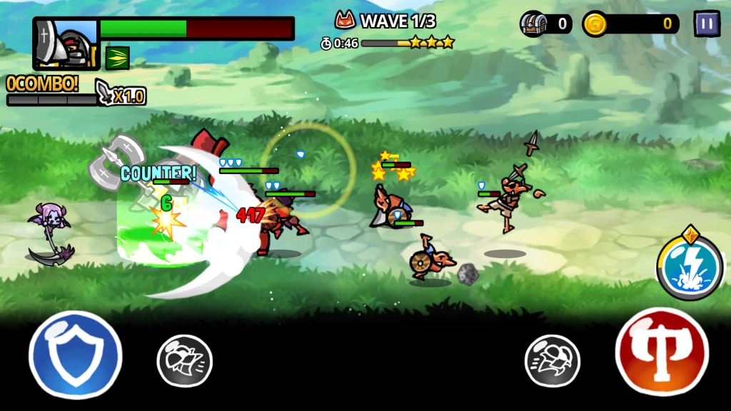 Counter Knights - growth-based counterattack action RPG