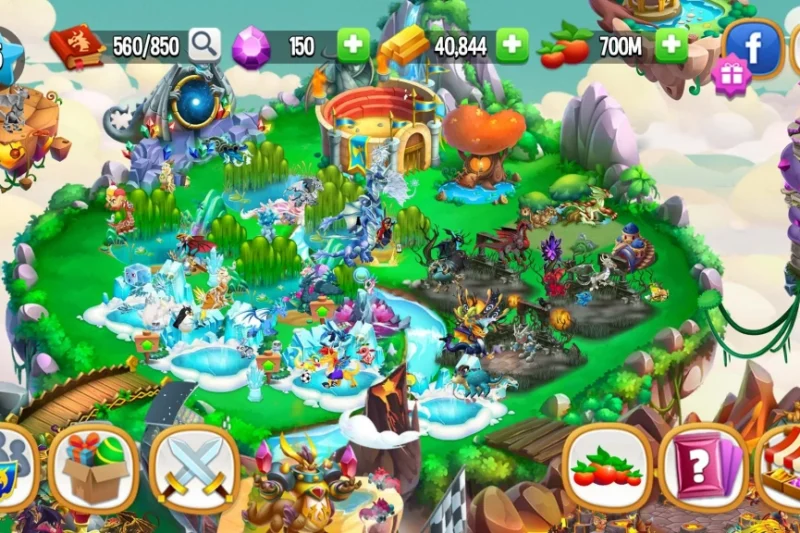 Dragon City: Mobile Adventure - fight and feed adorable dragons
