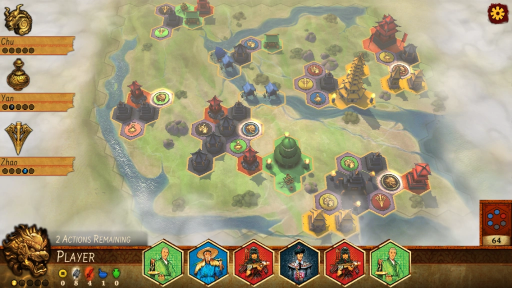 Reiner Knizia Yellow & Yangtze - build & conquer, found an Empire