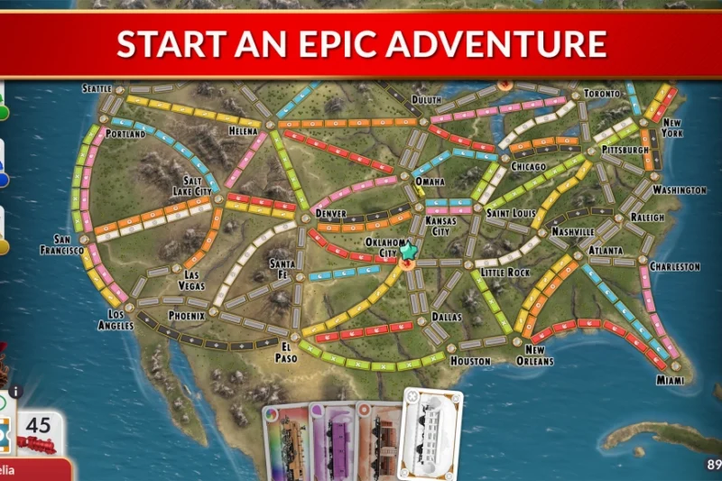 Ticket to Ride - multi-award-winning modern classic board game