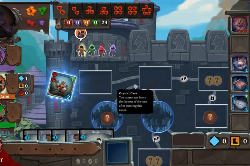 Clank! - deck-building board game