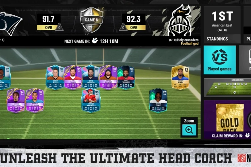 Football Head Coach NFL PA - start managing your team