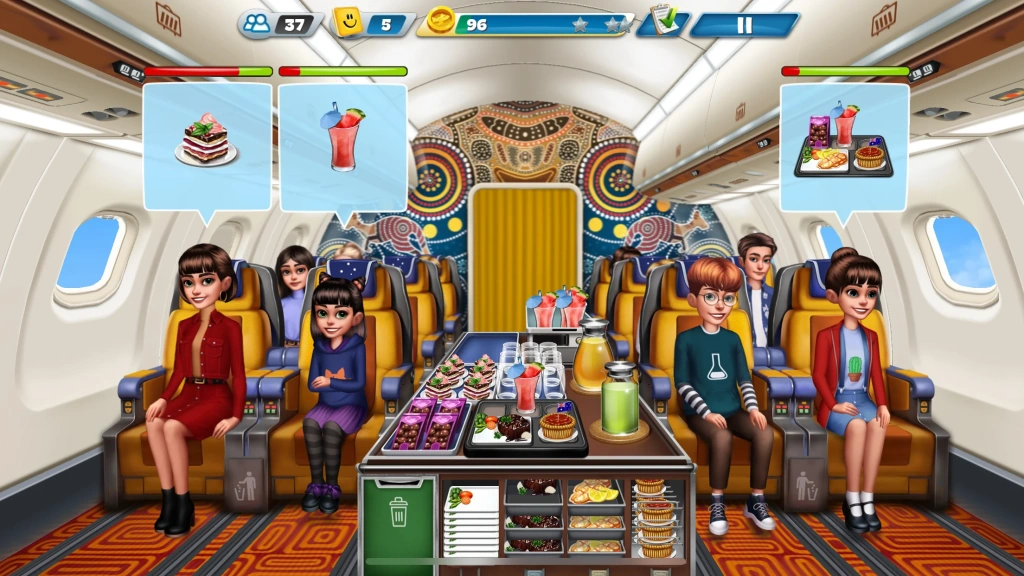 Airplane Chefs - time-management cooking game