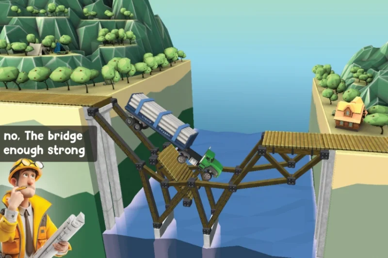 PolyBridge Construction – Bridge builder simulator game ⭐4.4
