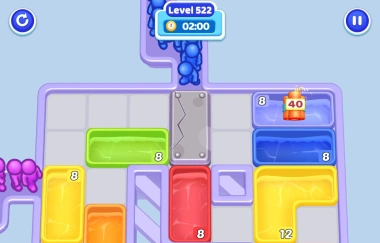 Hole Jam Puzzle – Guide the colorful stickmen to fall in ⭐4.6