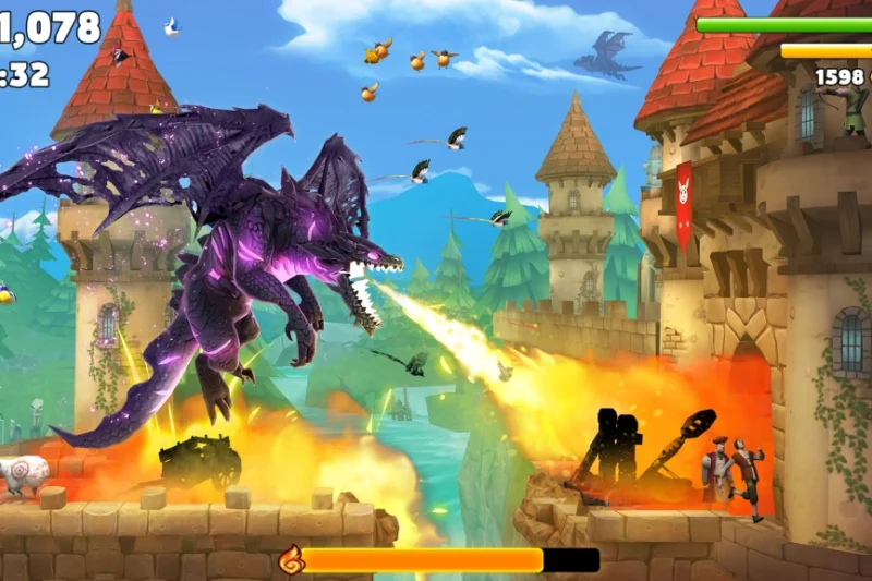 Hungry Dragon: by Hungry Shark – Frantic flying action game ⭐4.5