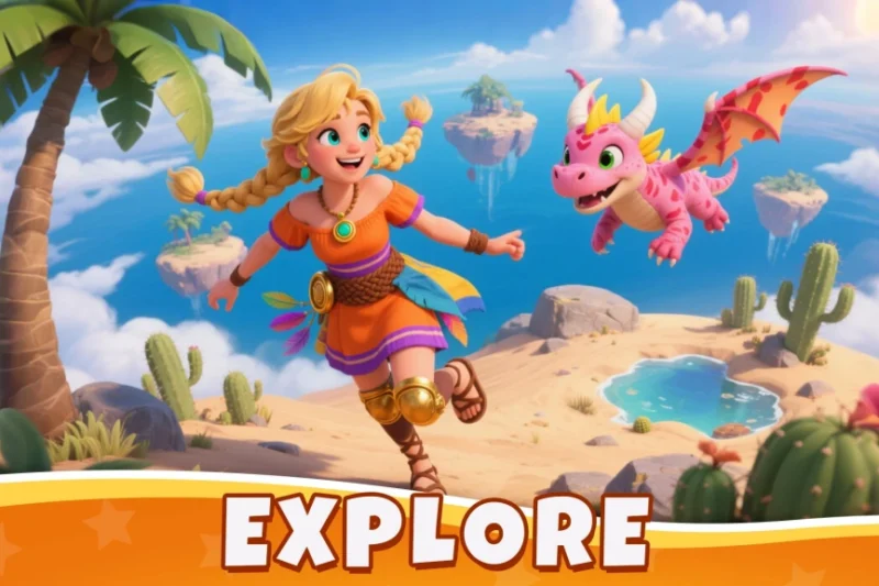 Merge Legends – A puzzle adventure on Dragon Island ⭐4.7