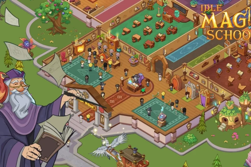 Idle Magic School – Build and expand your own magic school ⭐4.6