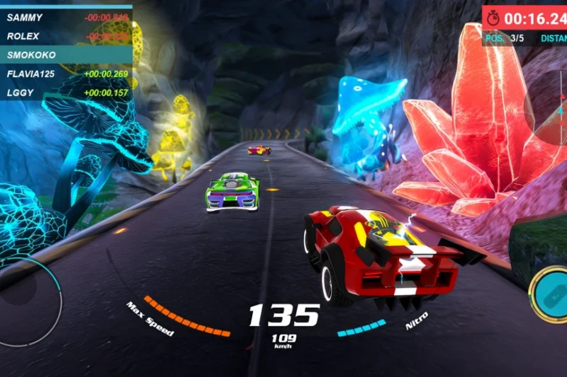 Max Speed: 3D Stunt Race – Stunt driving and intense battles ⭐4.4