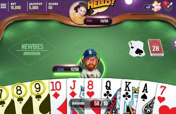 Gin Rummy Extra – Online Rummy ⭐4.5