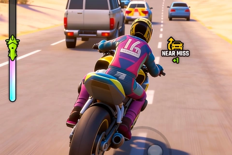 Rush Bike 3D: Bike Racing Game – Top speed through heavy traffic ⭐4.2