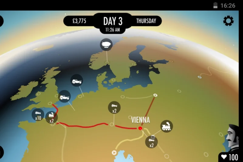 80 Days – Choose your own route around a 3D globe ⭐4.3