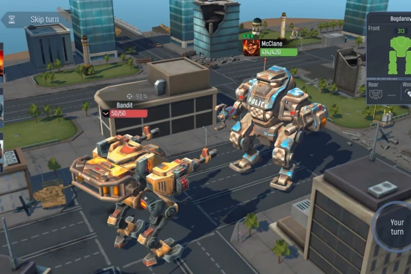 Concern: Mech Robot Fighting – Turn-based strategy and robot shooting ⭐4.4
