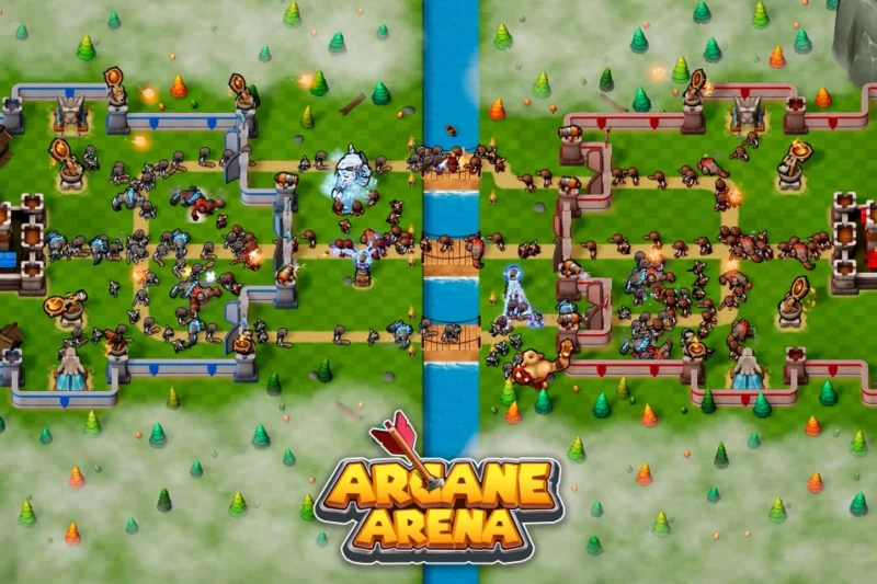 Arcane Arena: Tower Defense TD – Defeat rivals in real-time PvP ⭐4.4