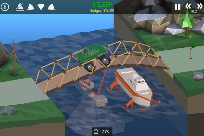 Poly Bridge 2 – Bridge construction simulation ⭐4.8