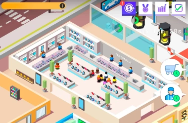 Idle Supermarket Tycoon – Shop – Richest supermarket entrepreneur ⭐4.2
