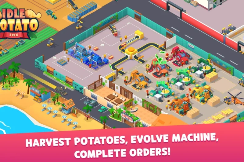 Potato Inc – Tycoon, Idle – Build and manage a potato factory ⭐4.4