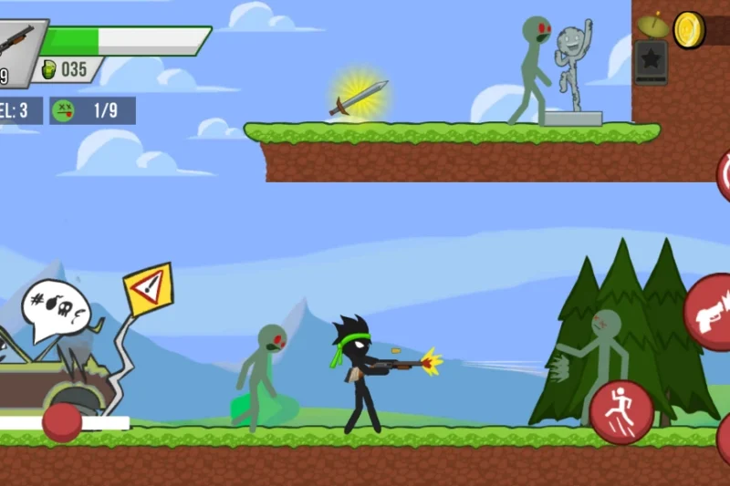 Stick vs Zombies – Climb platforms, stick fights ⭐4.3