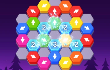 Hexout – ASMR Puzzle – Clear colorful hexagon tiles ⭐4.9