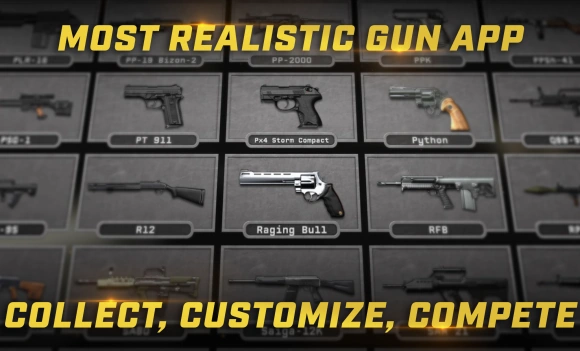 iGun Pro 2: Realistic Gun Sim – Virtually shoot the top weapons ⭐4.4