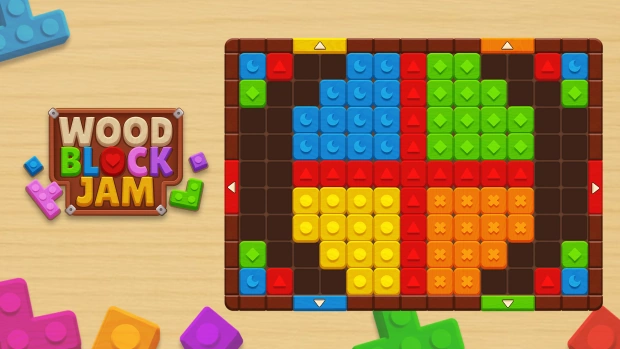 Wood Block Jam – Color-matching puzzle ⭐4.6