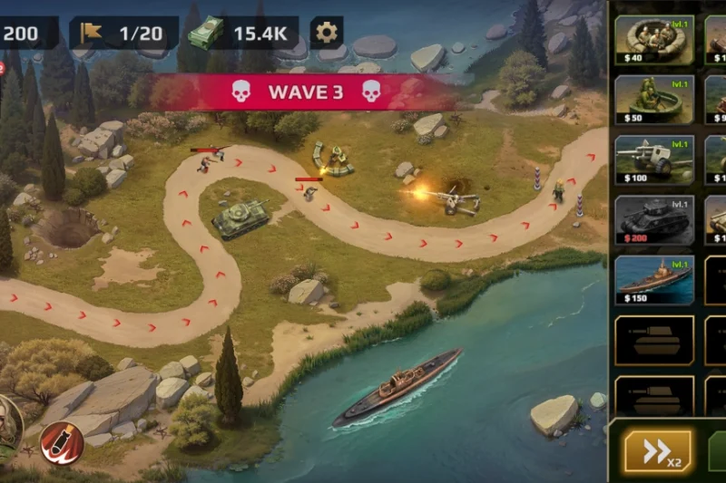 WWII Defense: RTS Army TD game – War strategy game ⭐4.5