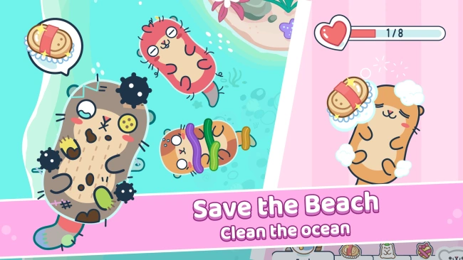 Otter Ocean – Treasure hunt – Collect the cute otter family ⭐4.8