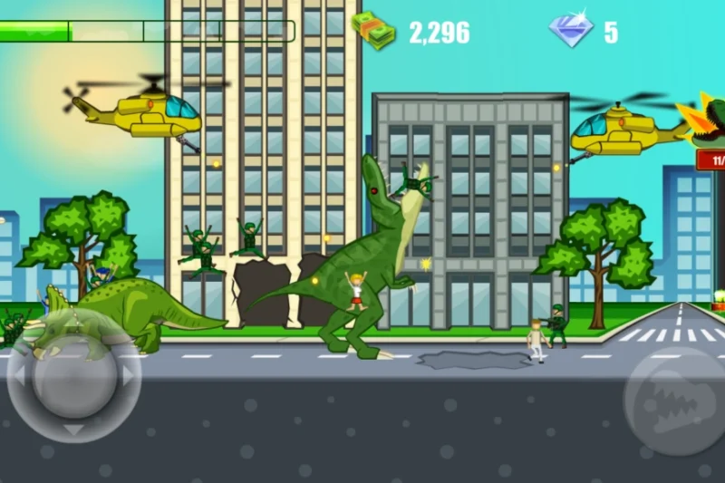 Jurassic Dinosaur City Rampage – Play as a T-Rex ⭐4.6