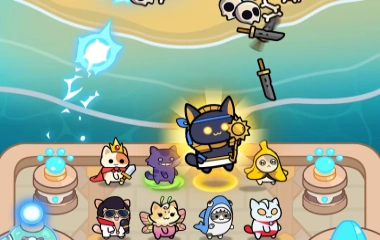 Kitty Castle: Tower Defense – Defend the beach castle ⭐4.9