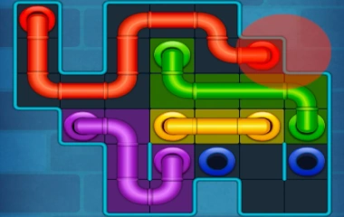 Line Puzzle: Pipe Art – Connect pipes of the same color ⭐4.5