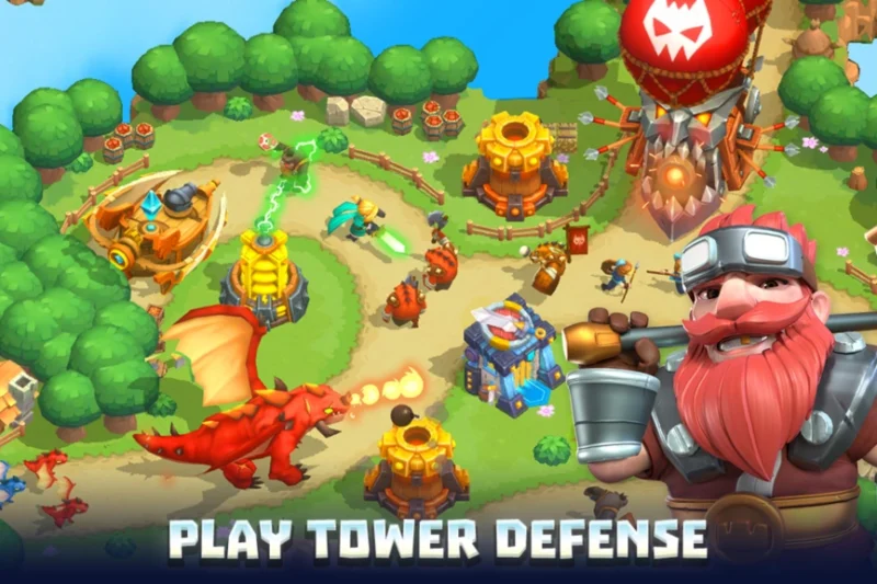 Wild Sky: Tower Defense TD – Real-time strategy with RPG ⭐4.7