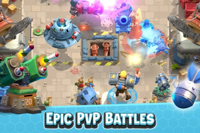 Rebel Bots: Epic War PvP RTS – Command your military army ⭐4.3