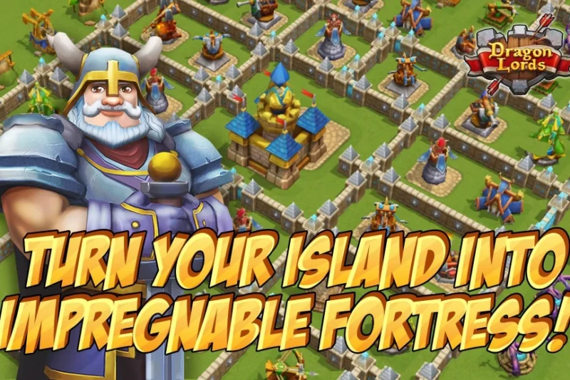 Dragon Lords: 3D strategy – Build a fearsome castle ⭐4.3