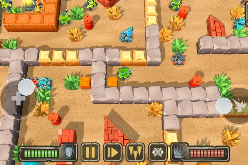 Awesome Tanks – Top-down 2D tank shooter ⭐4.6