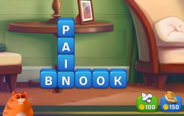 Kitty Scramble: Word Game – Find hidden words ⭐4.6