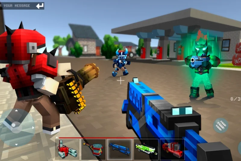 Mad GunS online shooting games – Blocky graphics ⭐4.2