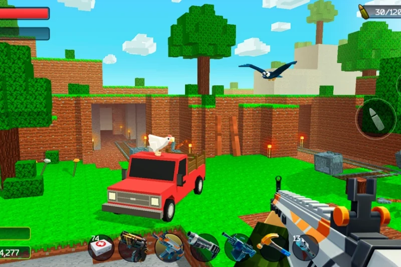 Pixel Combat: Zombies Strike – Defend the house ⭐4.6