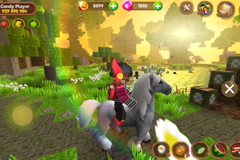 Pony World Craft – Fantasy life simulator in a cubic style ⭐4.5