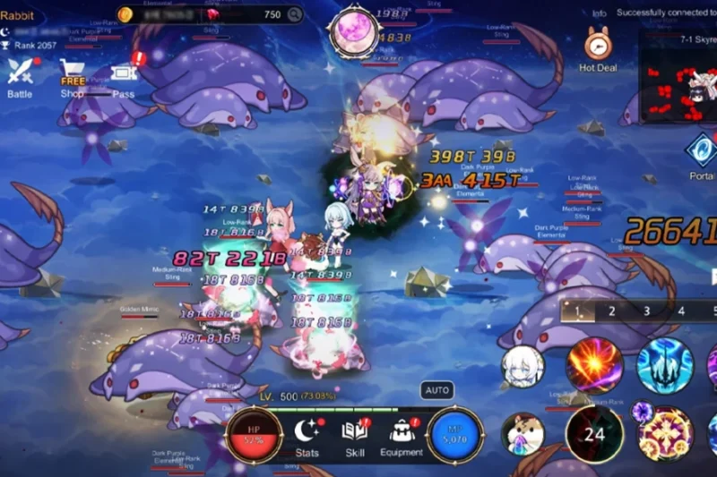 Idle MoonRabbit: AFK RPG – Exterminate the darkness ⭐4.5