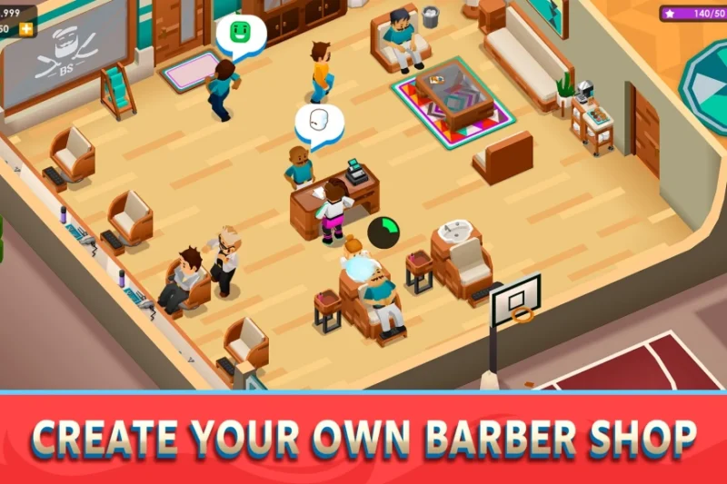 Idle Barber Shop Tycoon – Game ⭐4.2
