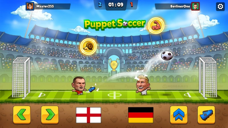 Puppet Soccer – Football – Tactically play offense and defense ⭐4.3