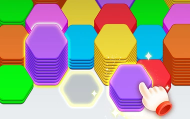 Hexa Sorting Puzzle – Sort and merge ⭐4.7