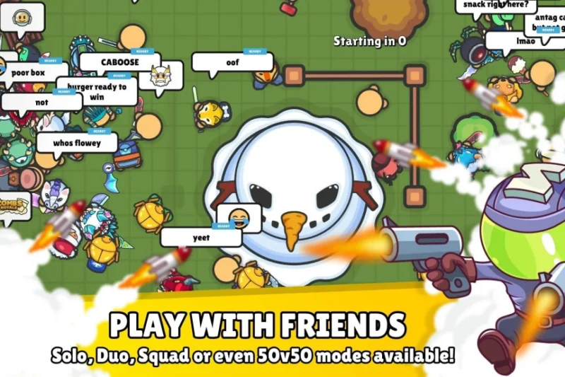 ZombsRoyale.io – Battle Royale – 2D top-down ⭐4.2