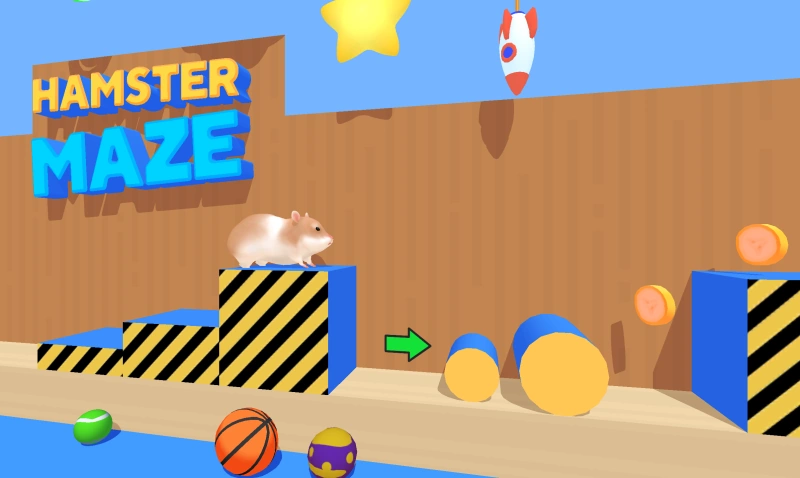 Hamster Maze – Guide your cute hamster through the maze ⭐4.5