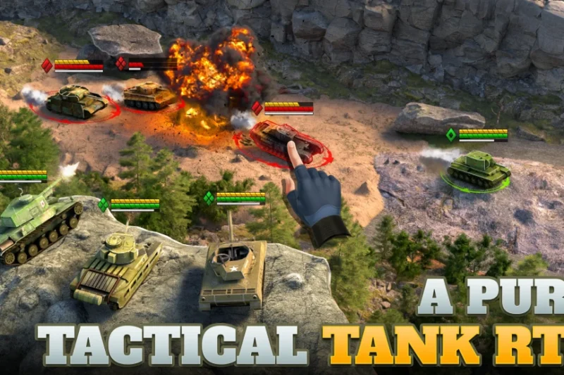 Tanks Charge: Online PvP Arena – Tactical tank RTS ⭐4.2