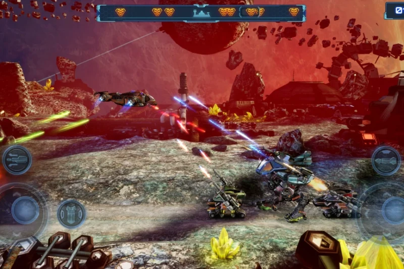 Red Siren: Robot and Mecha War – Space ship battles ⭐4.5