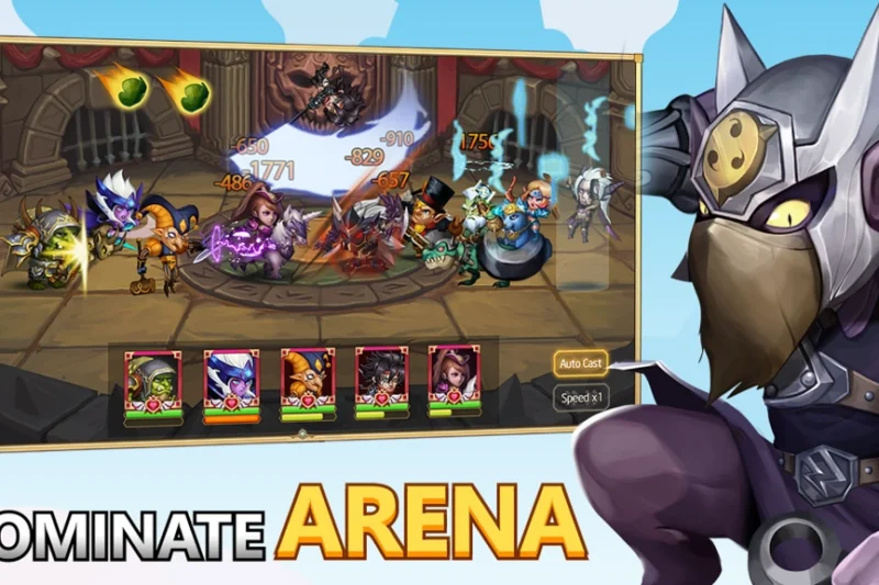 Heroes Legend: Idle Battle War – RPG and MOBA ⭐4.4